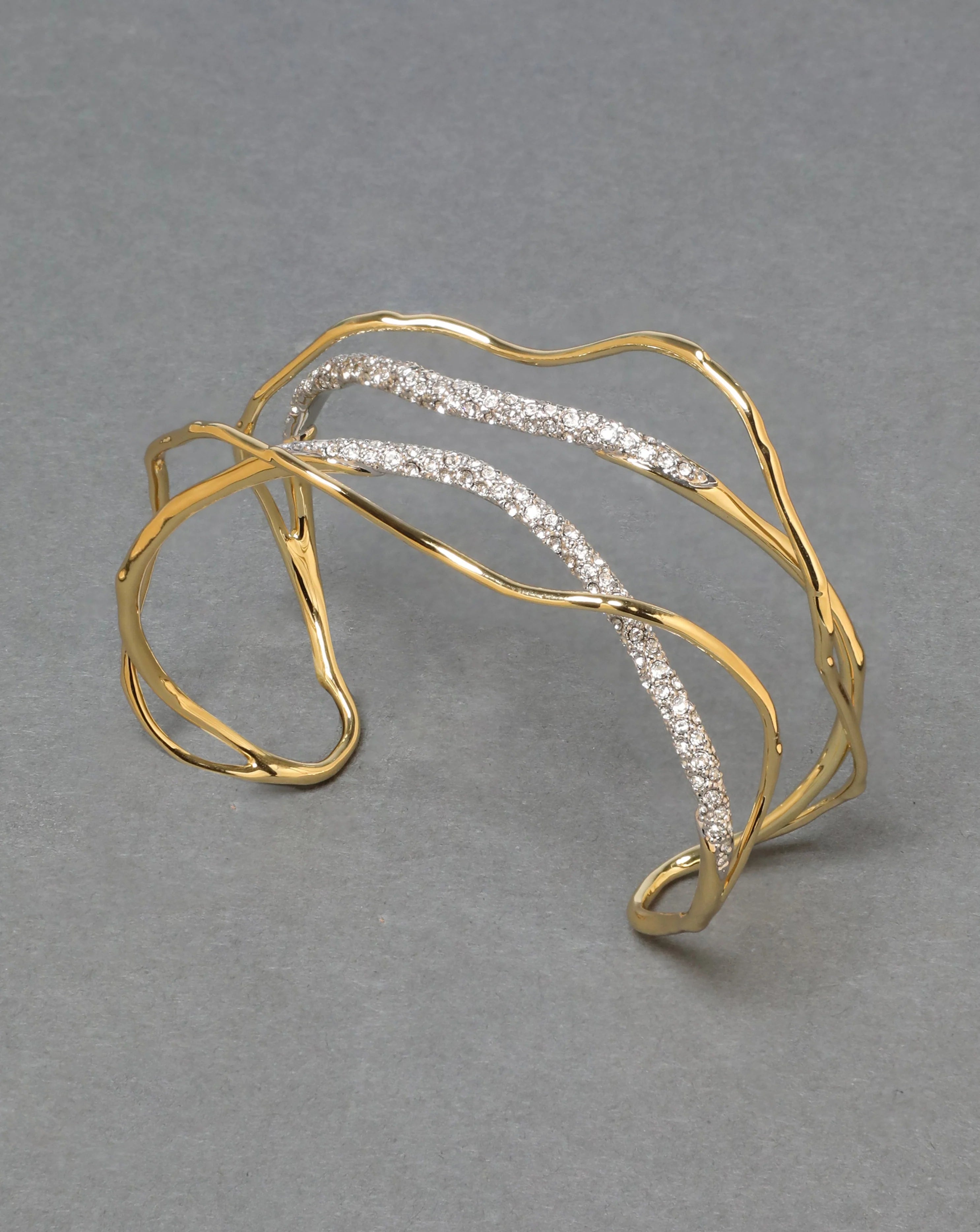 Solanales Crystal Cuff Bracelet