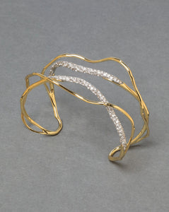 Solanales Crystal Cuff Bracelet