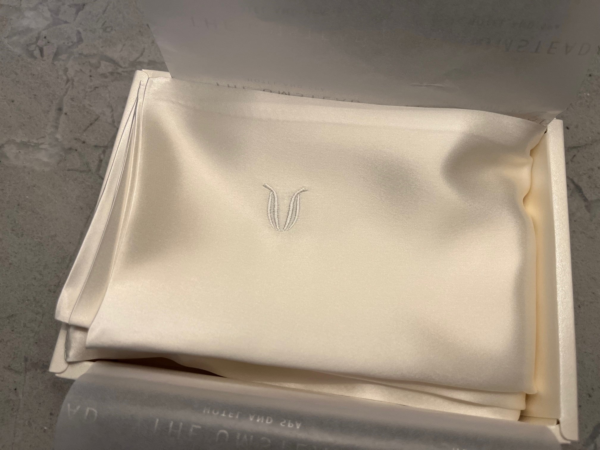 Umstead Logo Silk Pillowcase